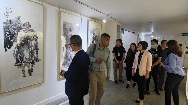 “朝圣·敦煌”甘肃画院美术作品展在澳门成功举办