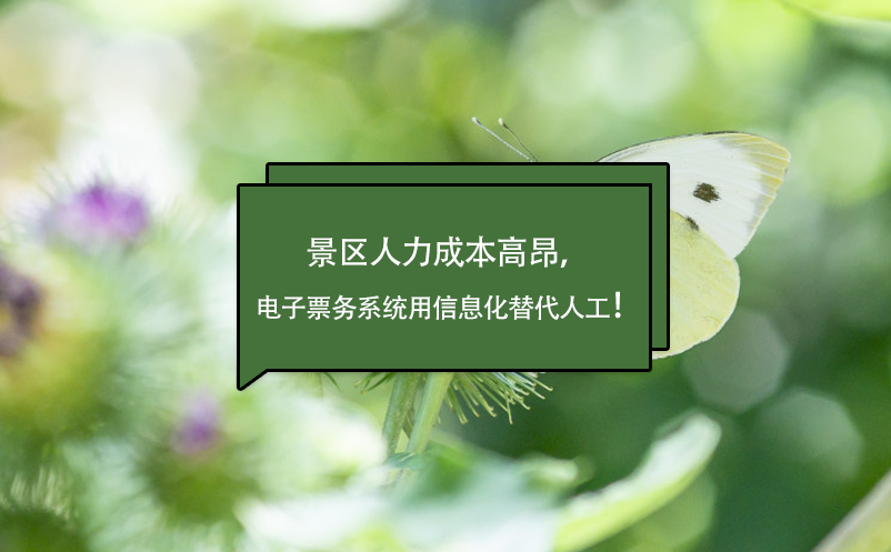 景区人力成本高昂，电子票务系统用信息化替代人工！