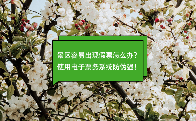 景区容易出现假票怎么办？使用电子票务系统防伪强！
