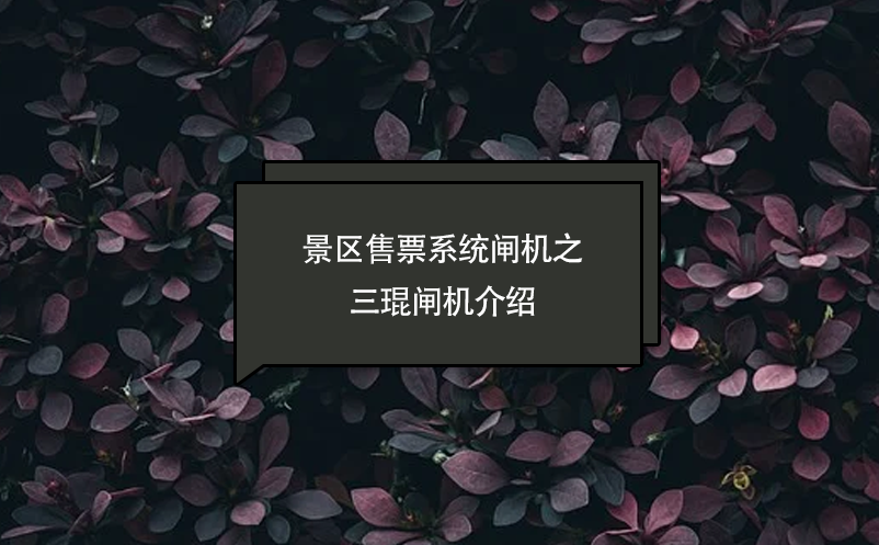 景区售票系统闸机之三琨闸机介绍