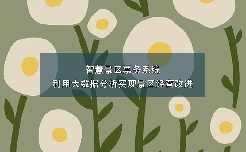 智慧景区票务系统：利用大数据分析实现景区经营改进