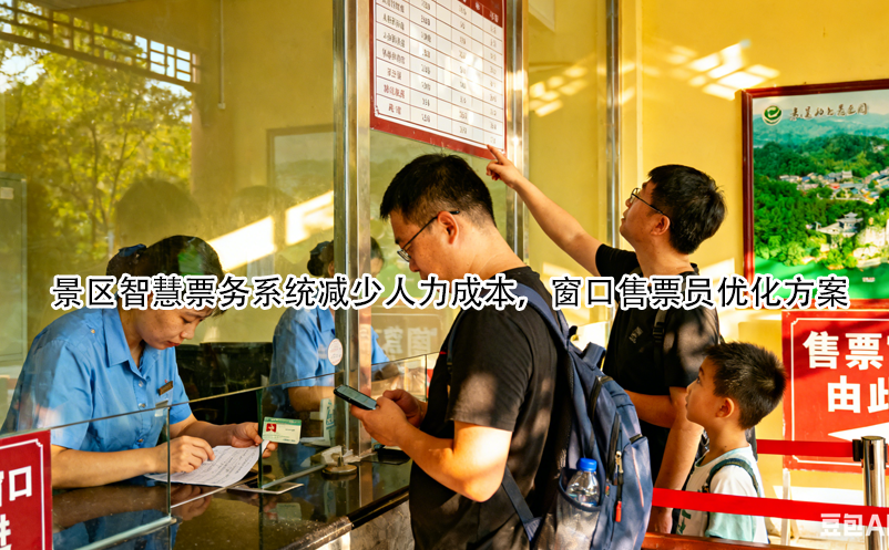景区智慧票务系统减少人力成本，窗口售票员优化方案