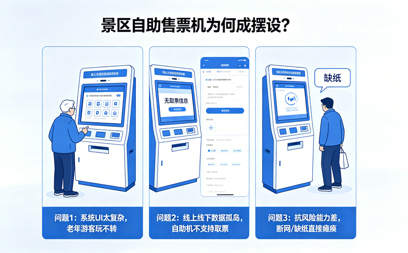 景区买了几台自助售票机,为什么不仅没分流,反而成了摆设?