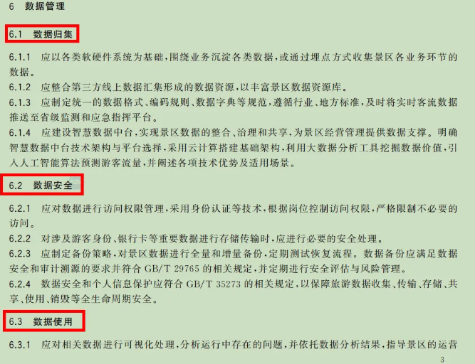 新国标第6章“数据管理”解读:景区票务系统数据如何合规?易景通方案已就绪