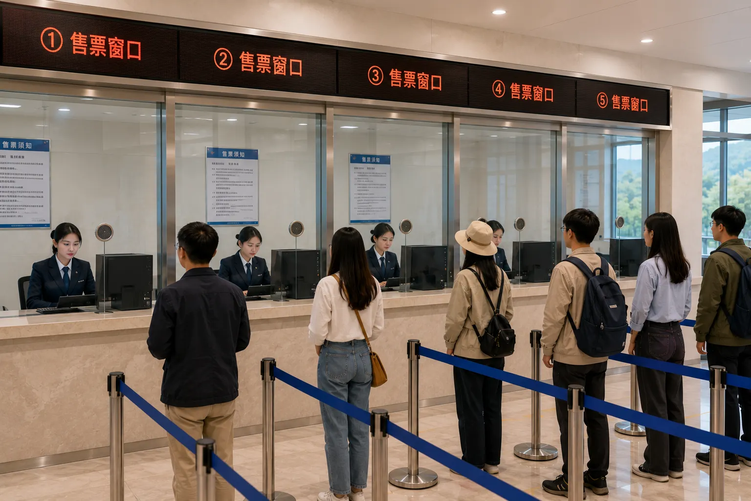 景区售票电脑应用场景：景区售票窗口快速部署场景
