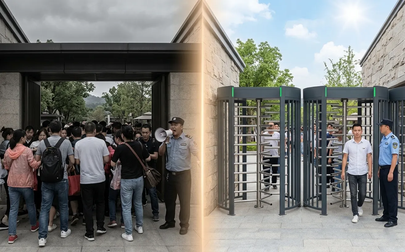 景区出口全高转闸痛点解决