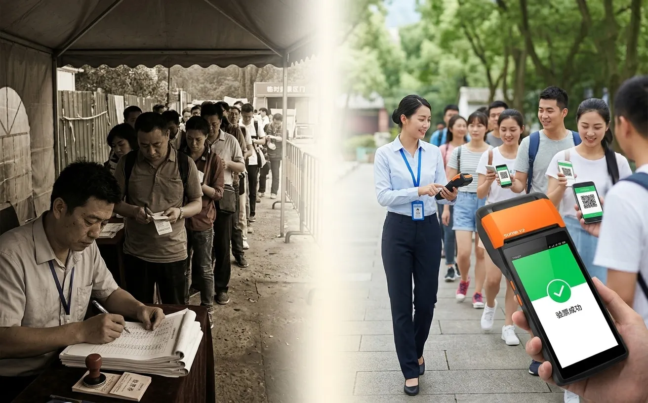 景区移动手持检票机痛点解决