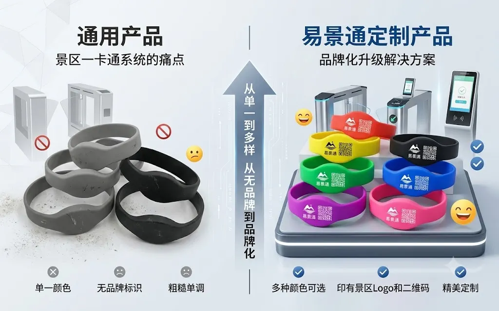 景区IC卡/手环痛点解决