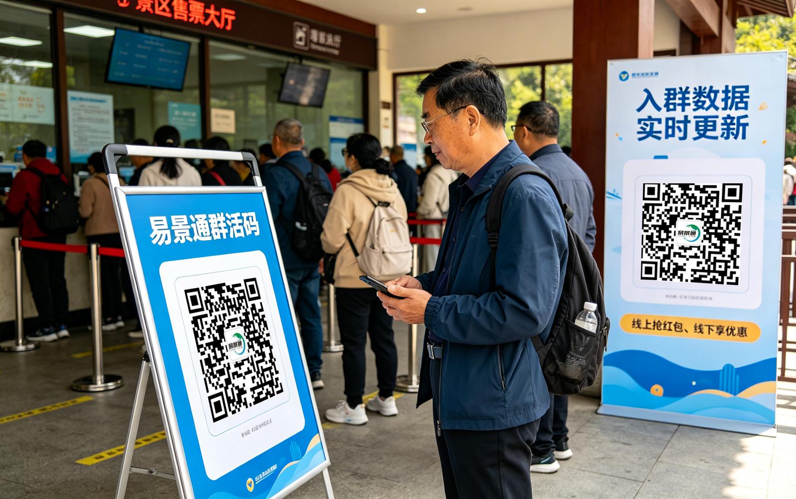 景区群活码应用场景：营销活动持续引流入群