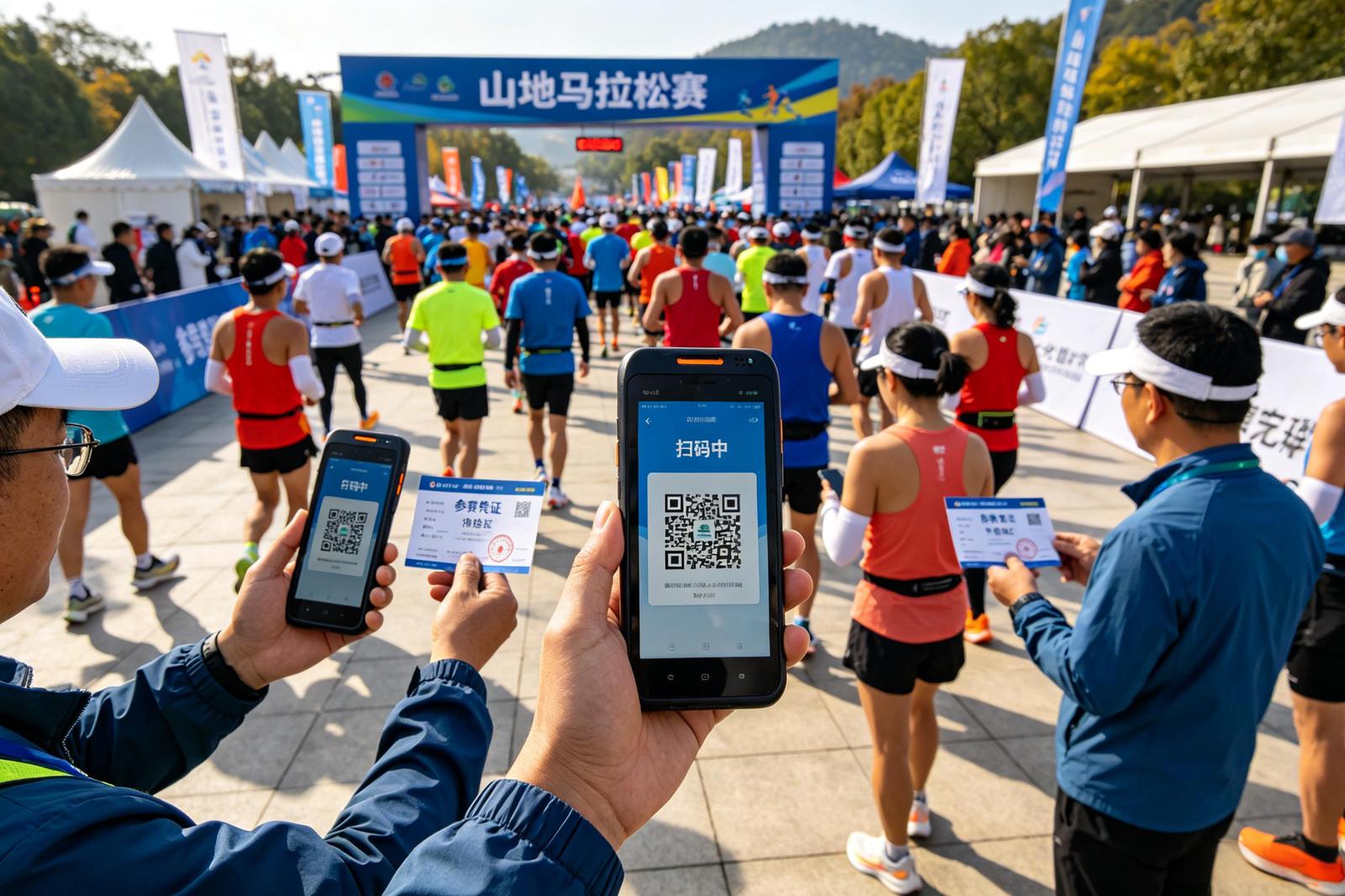 景区手持机检票APP应用场景：户外活动临时检票
