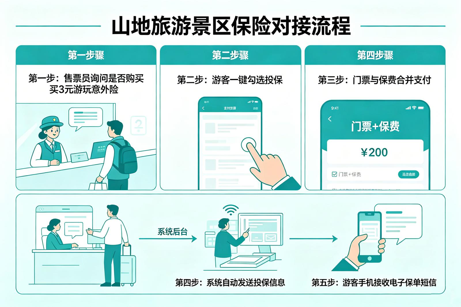 山地景区窗口投保