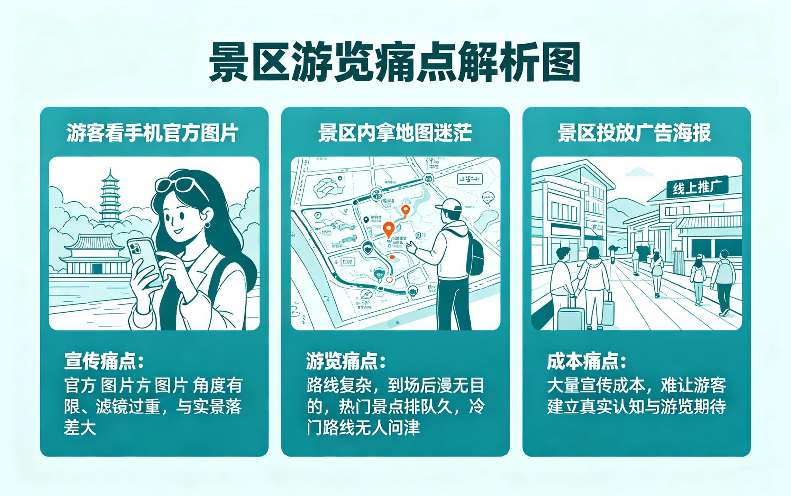 景区AR导览痛点解决：游客出行前的信息不对称