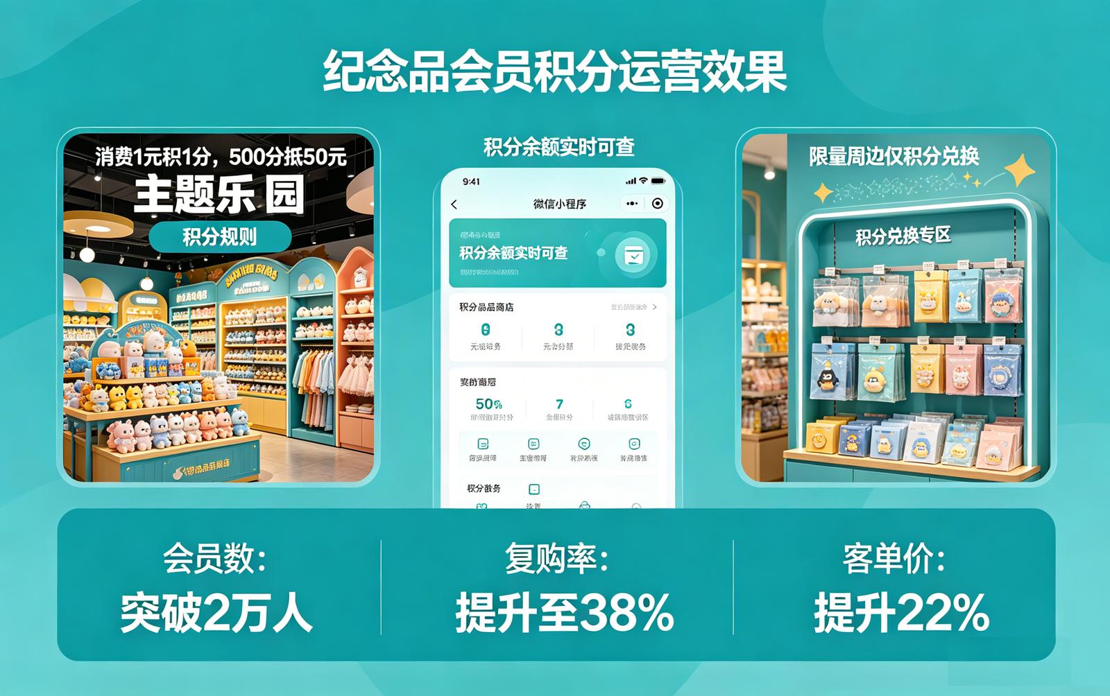景区商超零售系统应用场景：纪念品会员积分运营