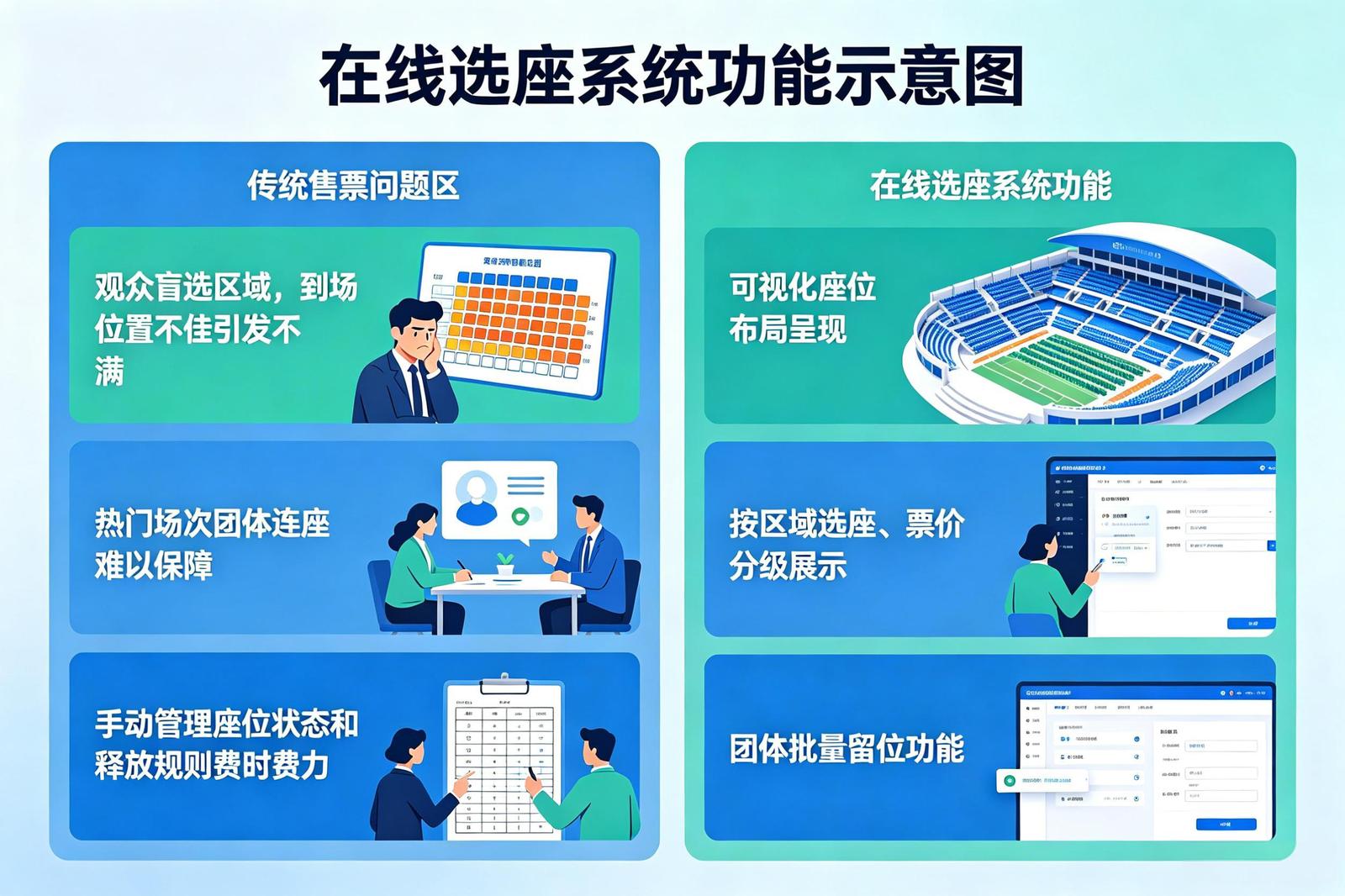 景区在线选座系统痛点解决：剧院演艺场馆座位管理的现实难题