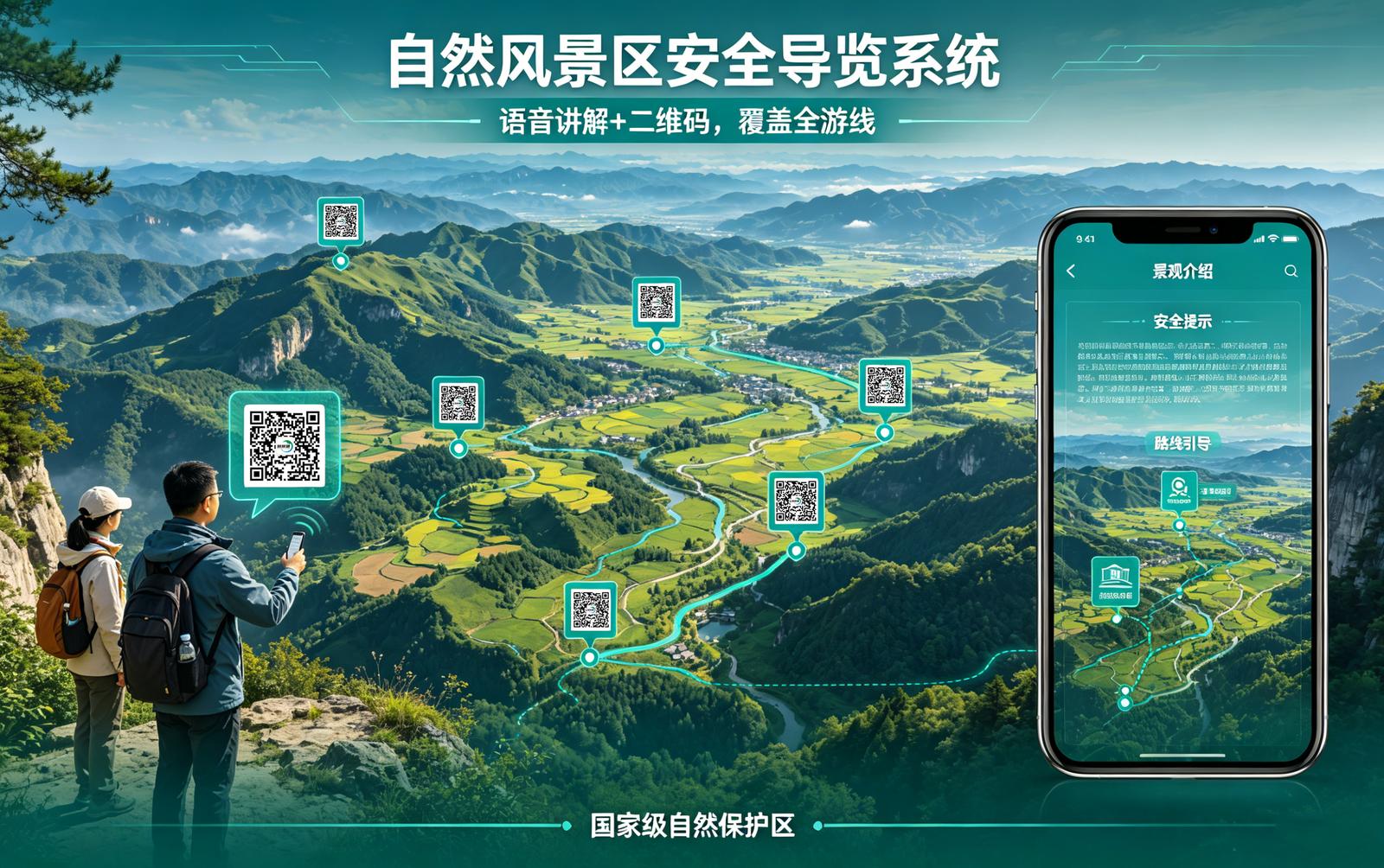 景区语音讲解系统应用场景：自然风安全与导览兼顾