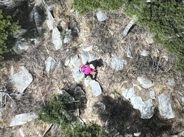 泰山景区利用无人机巡飞及时查堵3名违规进山人员