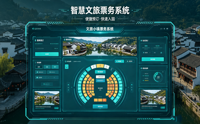 文旅小镇票务系统怎么做？多分散景点统票方案这样更好管