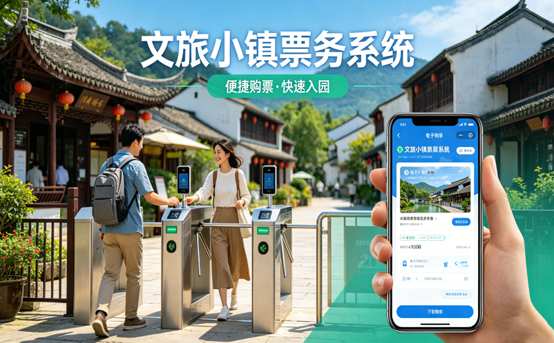 文旅小镇票务系统选型参考：易景通SaaS平台为什么更受中小景区青睐？