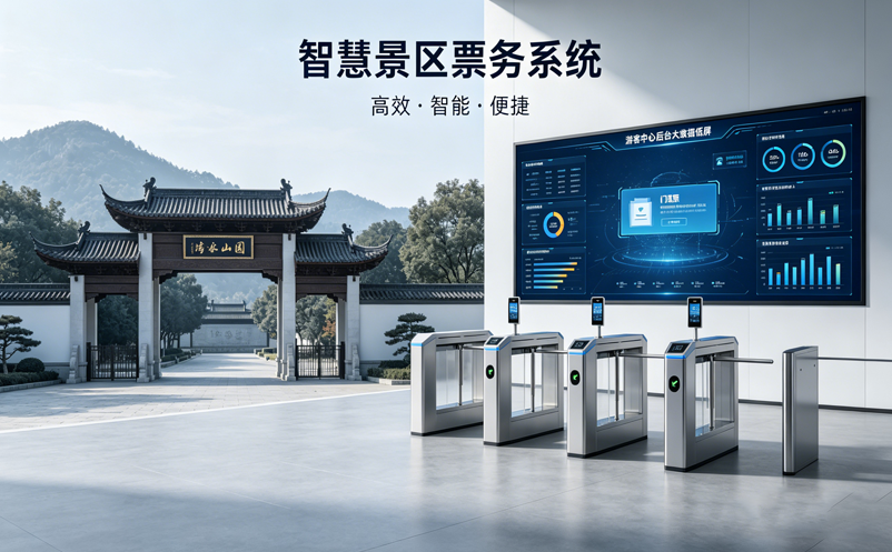 景区电子票务系统为什么离不开验票机和闸机？