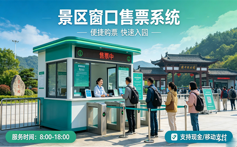 景区最怕的“断网”时刻，景区窗口售票系统怎么才能不瘫痪？