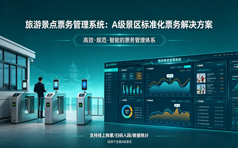 旅游景点票务管理系统：A级景区标准化票务解决方案