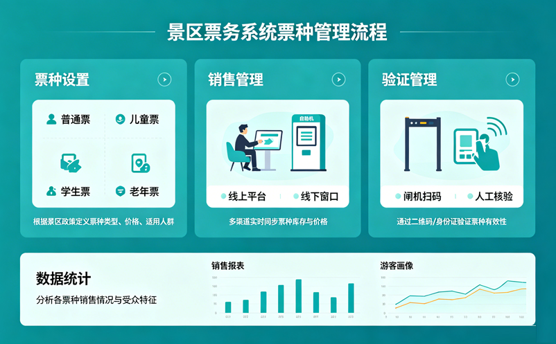 景区票务系统如何管理不同票种 景区票务系统如何管理不同票种