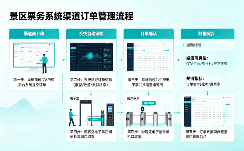 景区票务系统如何管理渠道订单 景区票务系统如何管理渠道订单