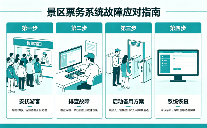 景区票务系统出故障怎么办