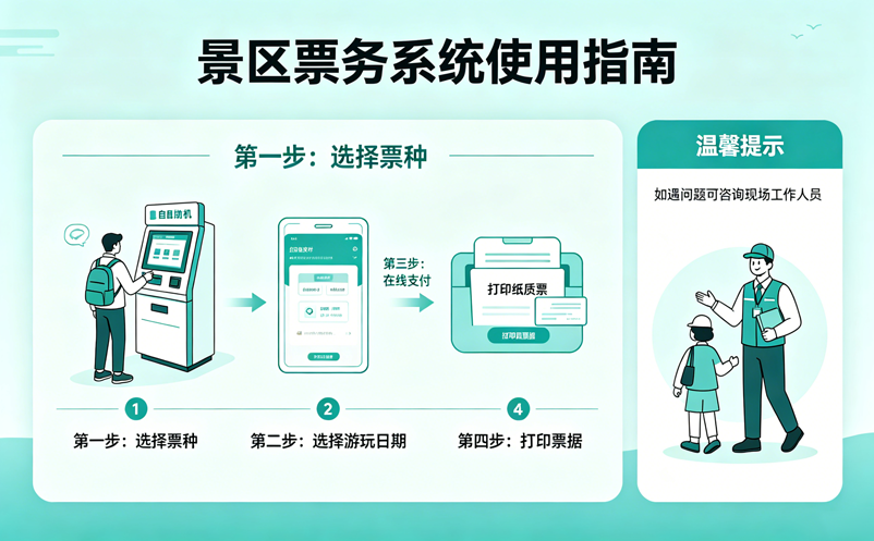 景区票务系统不会用怎么办?新手操作流程一次讲清 景区票务系统不会用怎么办?新手操作流程一次讲清