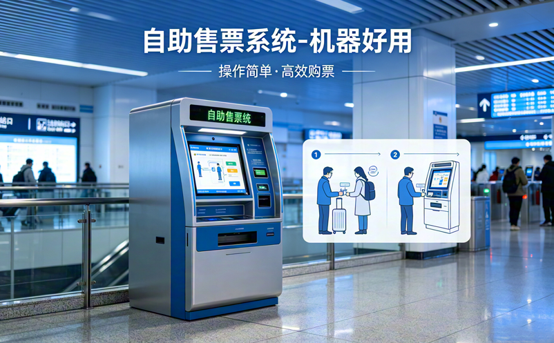自助售票系统装了两台,结果游客还是排着窗口——机器好用,人不会用有什么用 自助售票系统装了两台,结果游客还是排着窗口——机器好用,人不会用有什么用