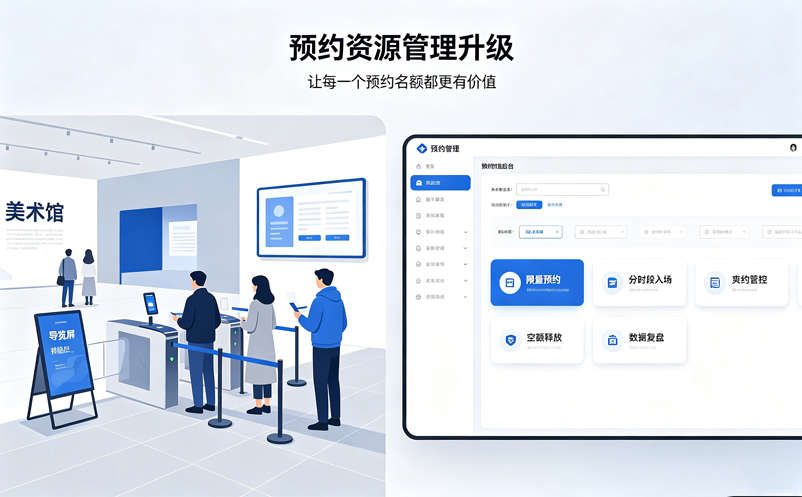 美术馆预约系统如何避免预约资源浪费 美术馆预约系统如何避免预约资源浪费