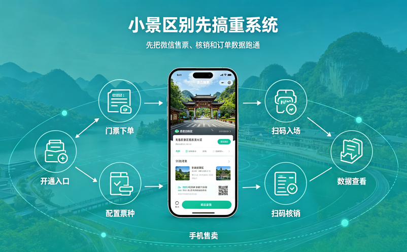 微信售票系统怎么搭建更适合小景区