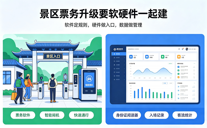 景区票务系统升级为什么需要软硬件结合? 景区票务系统升级为什么需要软硬件结合?