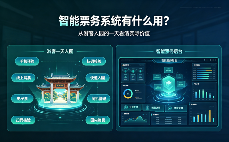 智能票务系统有什么用?从游客入园的一天看清实际价值 智能票务系统有什么用?从游客入园的一天看清实际价值