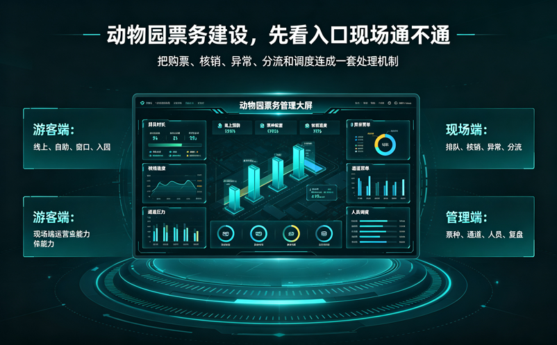 周末动物园入口总排队?动物园票务系统建设要先解决这几个现场问题