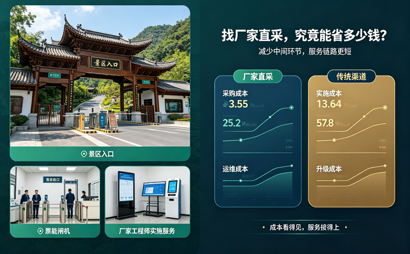 景区电子票务系统找厂家直采,究竟能省多少钱? 景区电子票务系统找厂家直采,究竟能省多少钱?