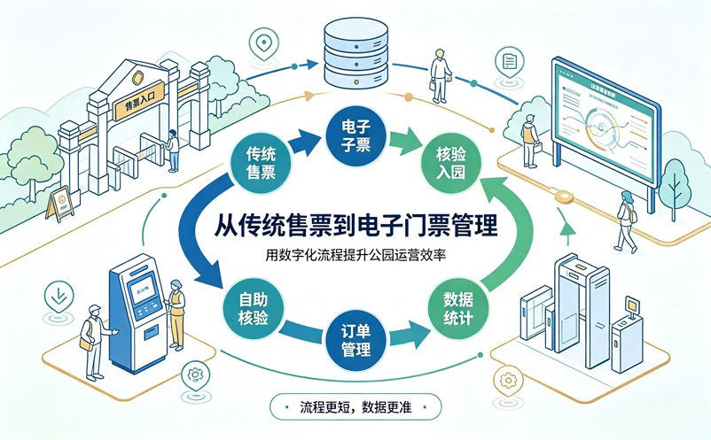 公园票务系统如何升级?电子门票管理提高运营效率