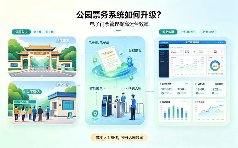 公园票务系统如何升级?电子门票管理提高运营效率 公园票务系统如何升级?电子门票管理提高运营效率