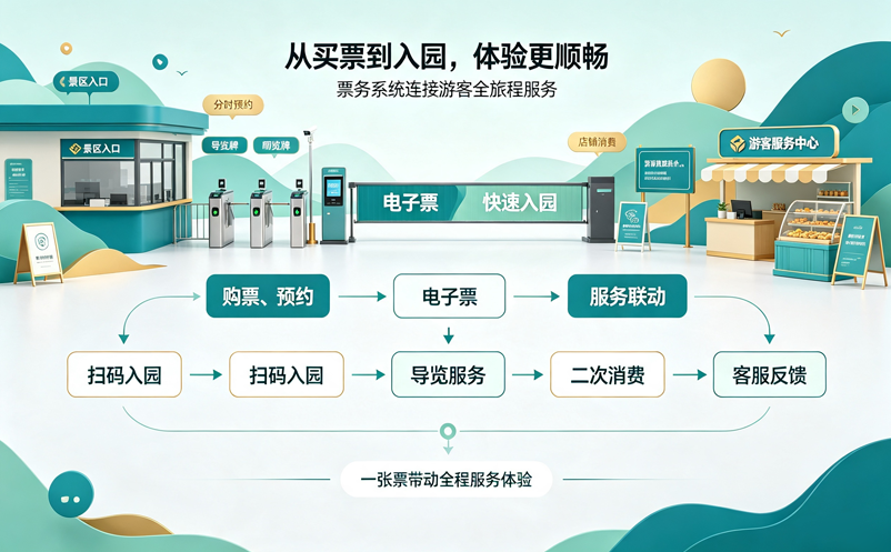 景区为什么需要建设票务管理系统?提升运营效率的新方式 景区为什么需要建设票务管理系统?提升运营效率的新方式