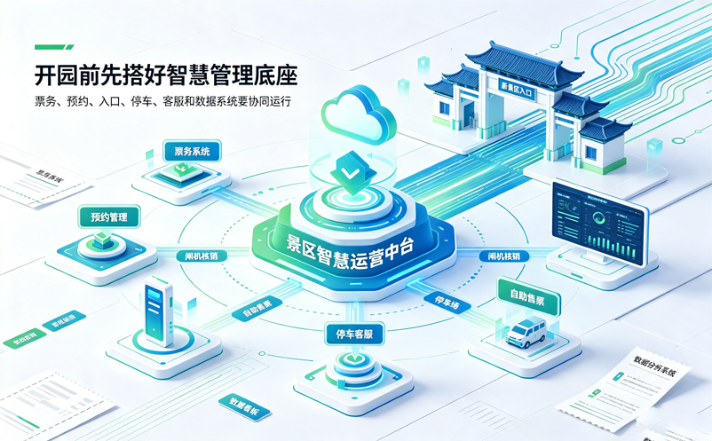 新景区开园前要配哪些智慧管理系统？一份按阶段准备清单