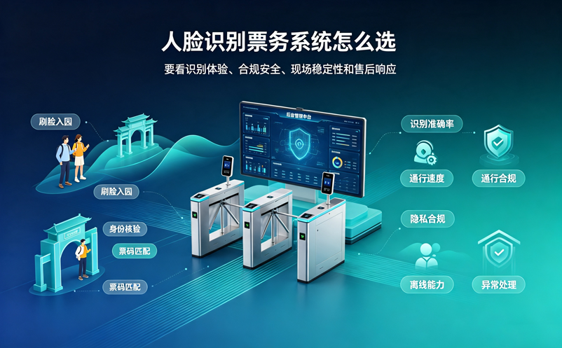 景区选择人脸识别票务系统有哪些注意事项 景区选择人脸识别票务系统有哪些注意事项