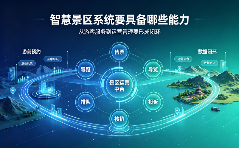 智慧旅游景区系统应具备哪些能力?从游客服务到运营管理的建设思路 智慧旅游景区系统应具备哪些能力?从游客服务到运营管理的建设思路