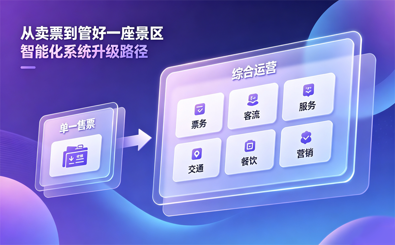 旅游景点智能化系统如何从单一售票升级到综合运营？
