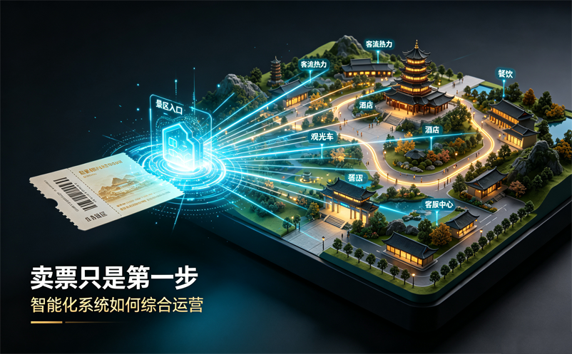 旅游景点智能化系统如何从单一售票升级到综合运营? 旅游景点智能化系统如何从单一售票升级到综合运营?