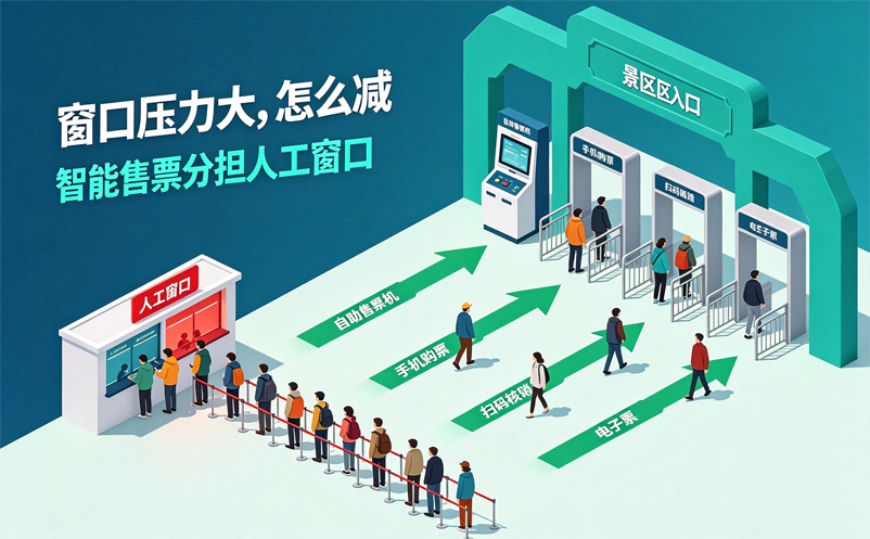 智能化售票系统如何帮助景区减少人工窗口压力 智能化售票系统如何帮助景区减少人工窗口压力