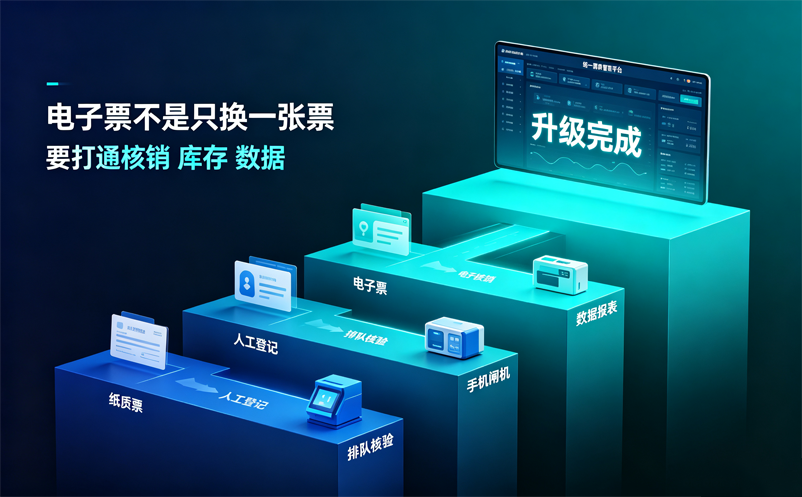 电子票务系统怎么用？景区从纸质票升级电子票