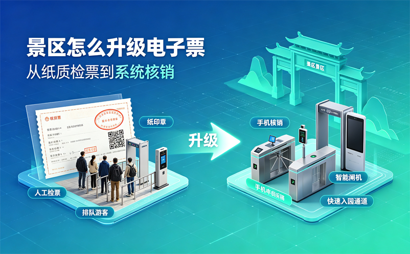 电子票务系统怎么用?景区从纸质票升级电子票 电子票务系统怎么用?景区从纸质票升级电子票