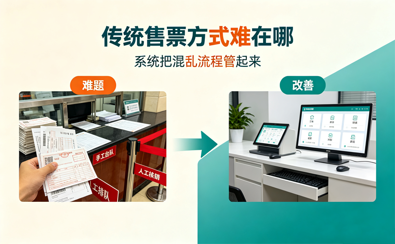 景区为什么要用票务管理系统？传统售票方式有哪些管理难题