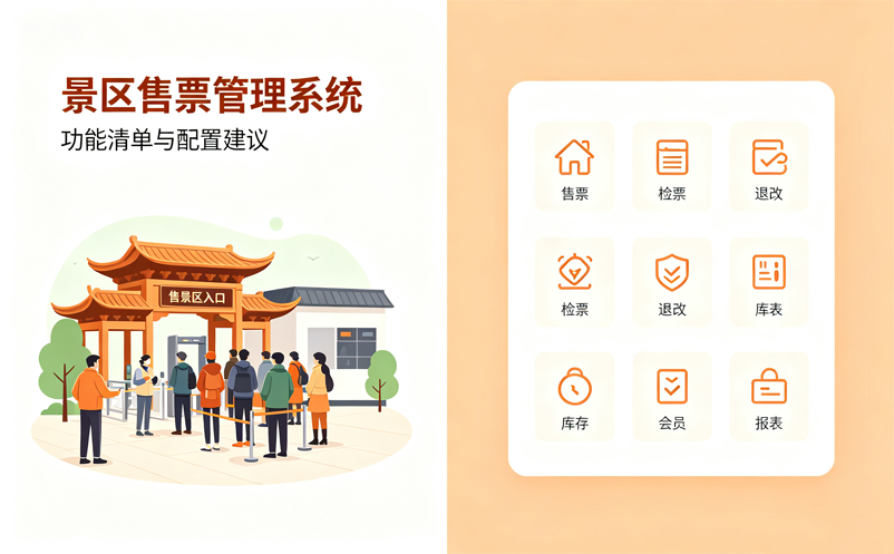 景区售票管理系统需要哪些功能？中小景区也需要全部配置吗