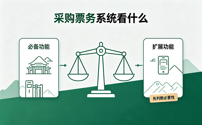 票务系统软件有哪些？景区采购时如何判断功能是否真正需要